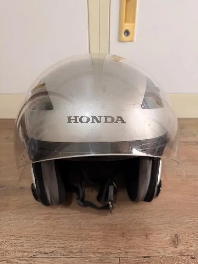 Helm Honda 100% Original - Silver