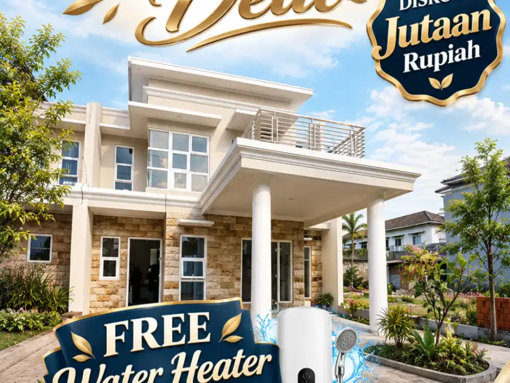 RUMAH 2 LANTAI BONUS WATER HEATER LOKASI DEKAT ALUN ALUN KOTA BATU
