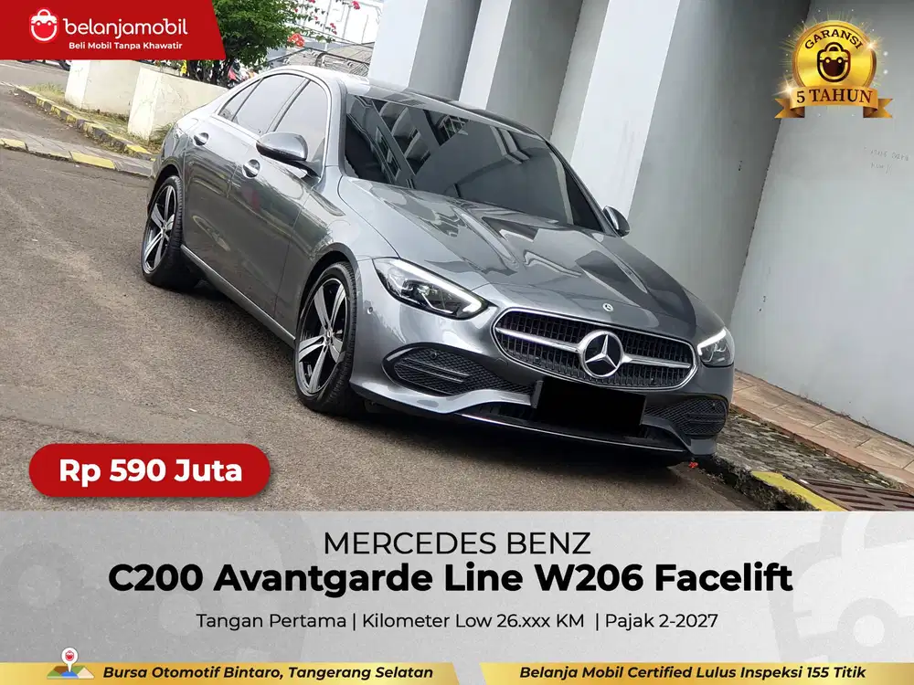 [GARANSI 5TH] Mercedes Benz Mercy C 200 C200 Avantgarde 2021/2022/2023