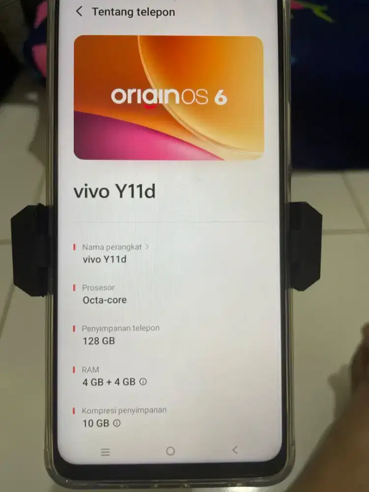 Dijual Vivo y11d ram 4+4 internal 128 gb