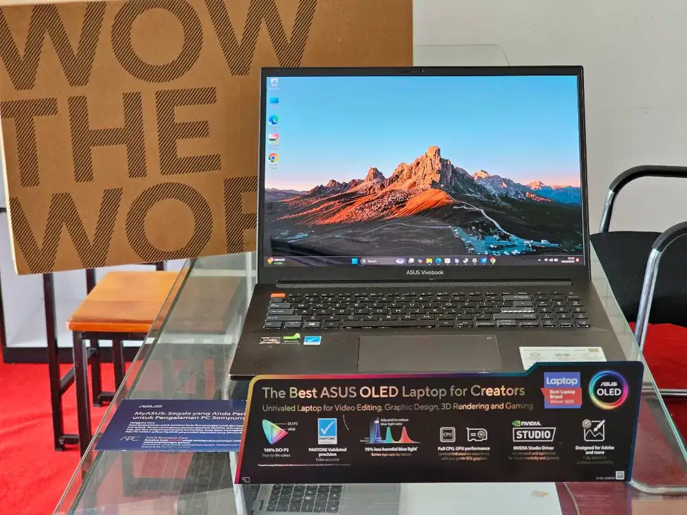 ASUS VIVOBOOK 16X Layar 4K OLED AMD Ryzen 9 5900HX Ram 16 GB SSD 1 TB
