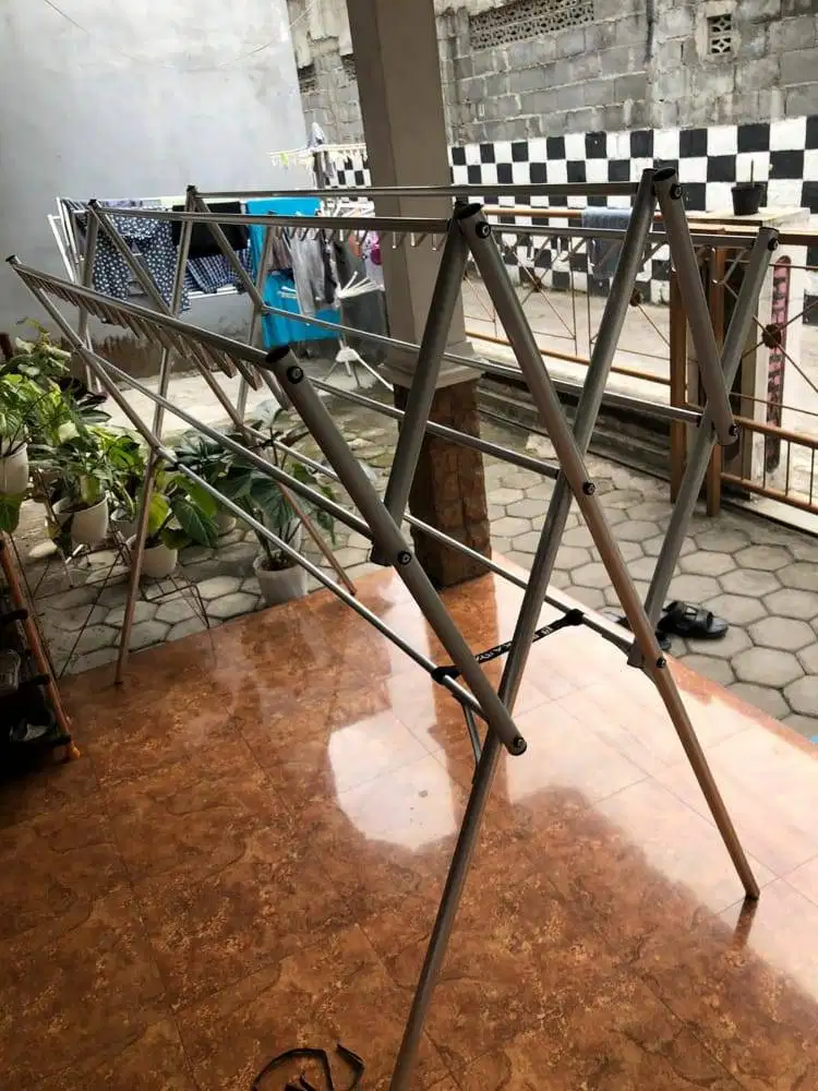Promo Nih Jemuran Jumbo Bina Karya Silver Anti Karat