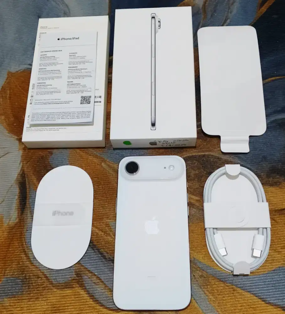 Iphone 17 Air 256GB White ISTIMEWA BH 100 CC 17 Resmi iBox 14/08/27
