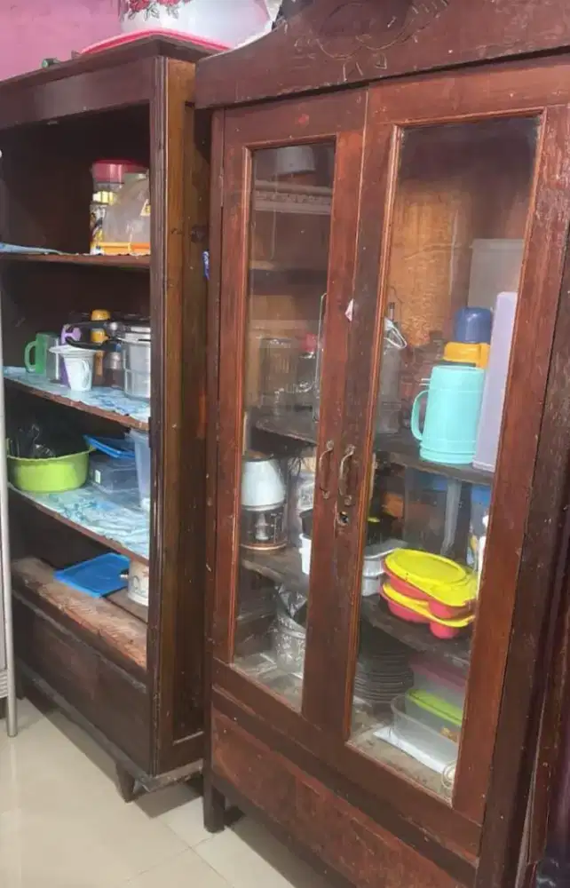 2unit lemari perabotan