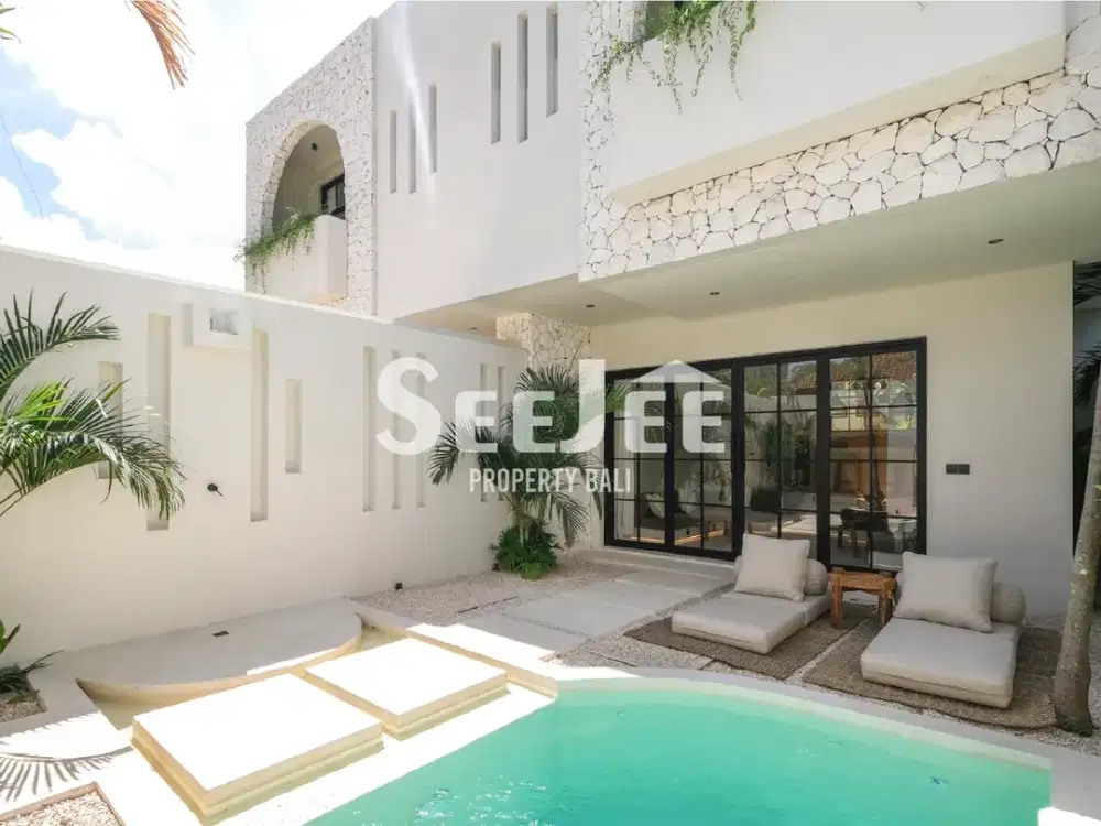 Villa SHM 2 Kamar Tidur Bergaya Mediterania di Pererenan, Dekat Kawasan Canggu - Svfc028
