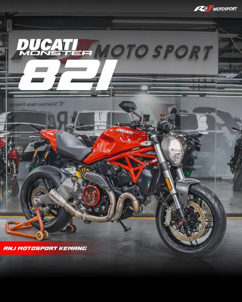 Ducati Monster 821 Monster 795 Nik 2019 KM 6.000an Austin Racing