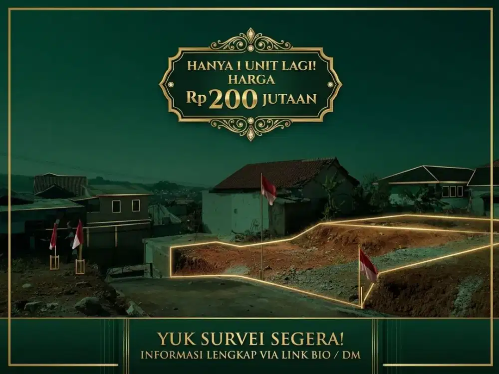 Tanah Kavling eksclusive Ujungberung hanya 200jutaan stok terbatas