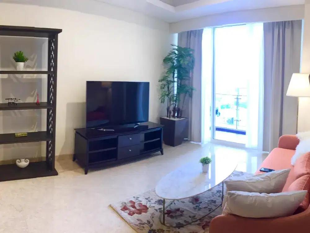 Cozy 1BR Apt with Very Nice City View At Pondok Indah Residences