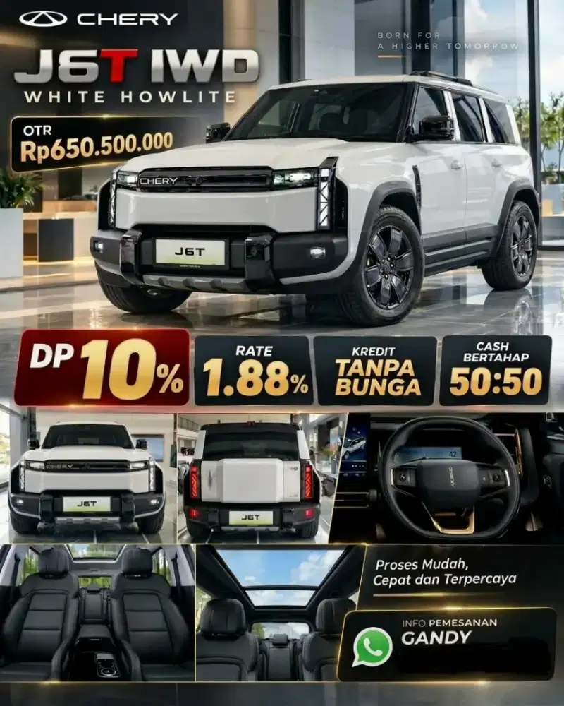 PROMO CHERY J6T OKTOBER