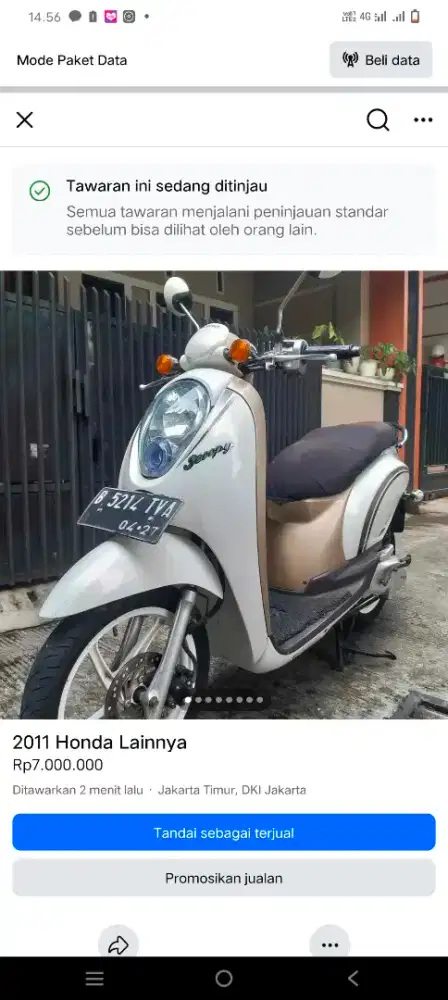 SCOOPY 2011  MESIN JOSSS