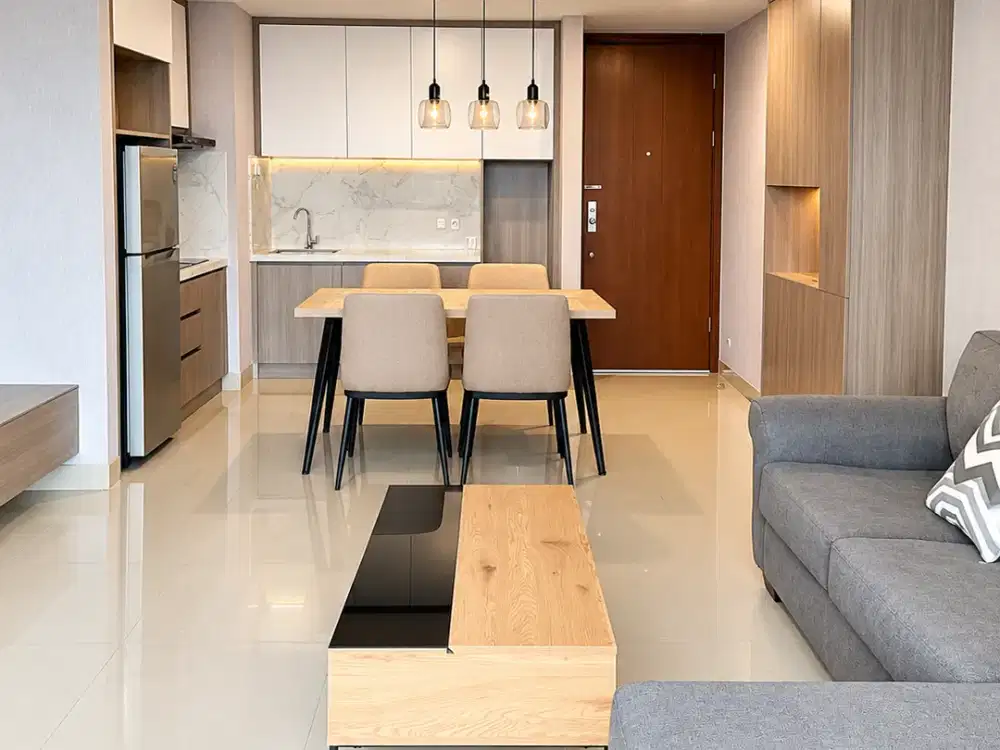 Apartemen U Residence at Karawaci 52m2 2BR Tower 1 SHM Full Furnished View Golf