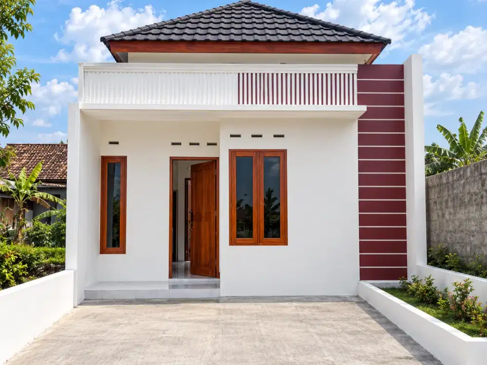 Rumah dengan View Persawahan Lokasi di Utara Candi Plaosan