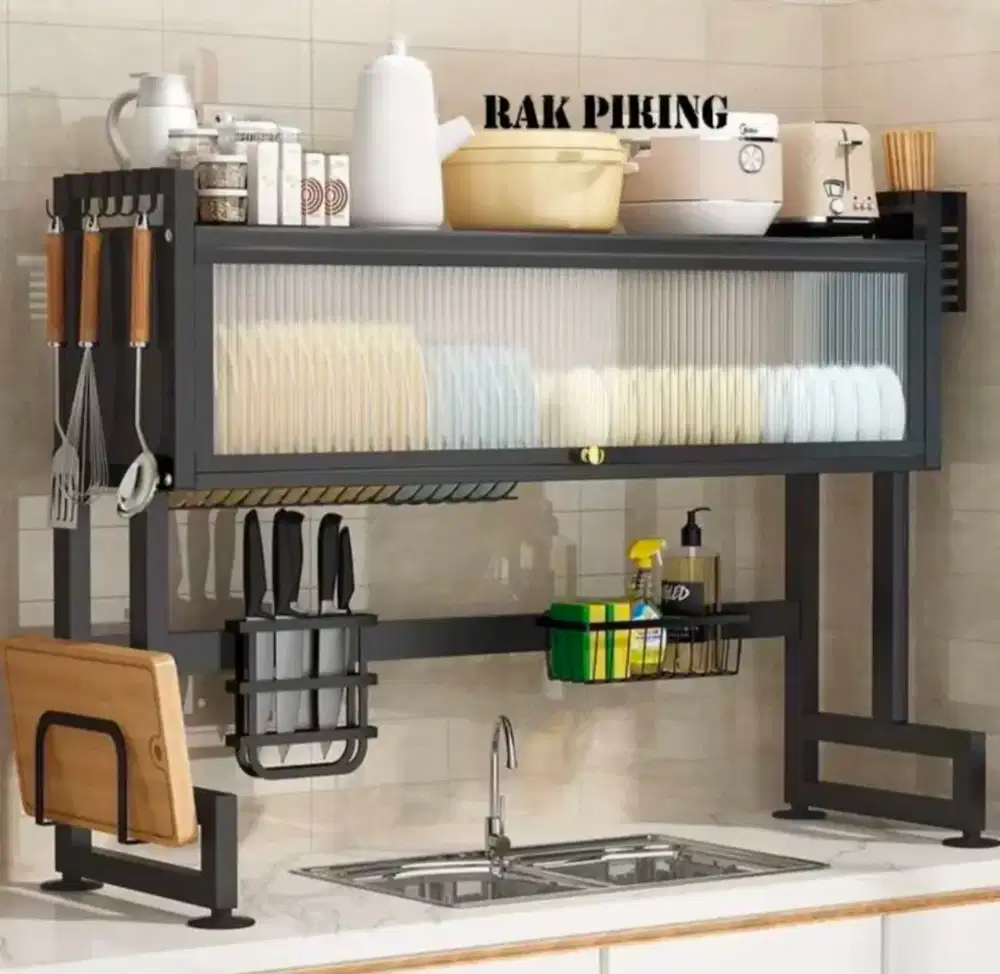Jual cepat Rak piring wastafel dengan kabinet