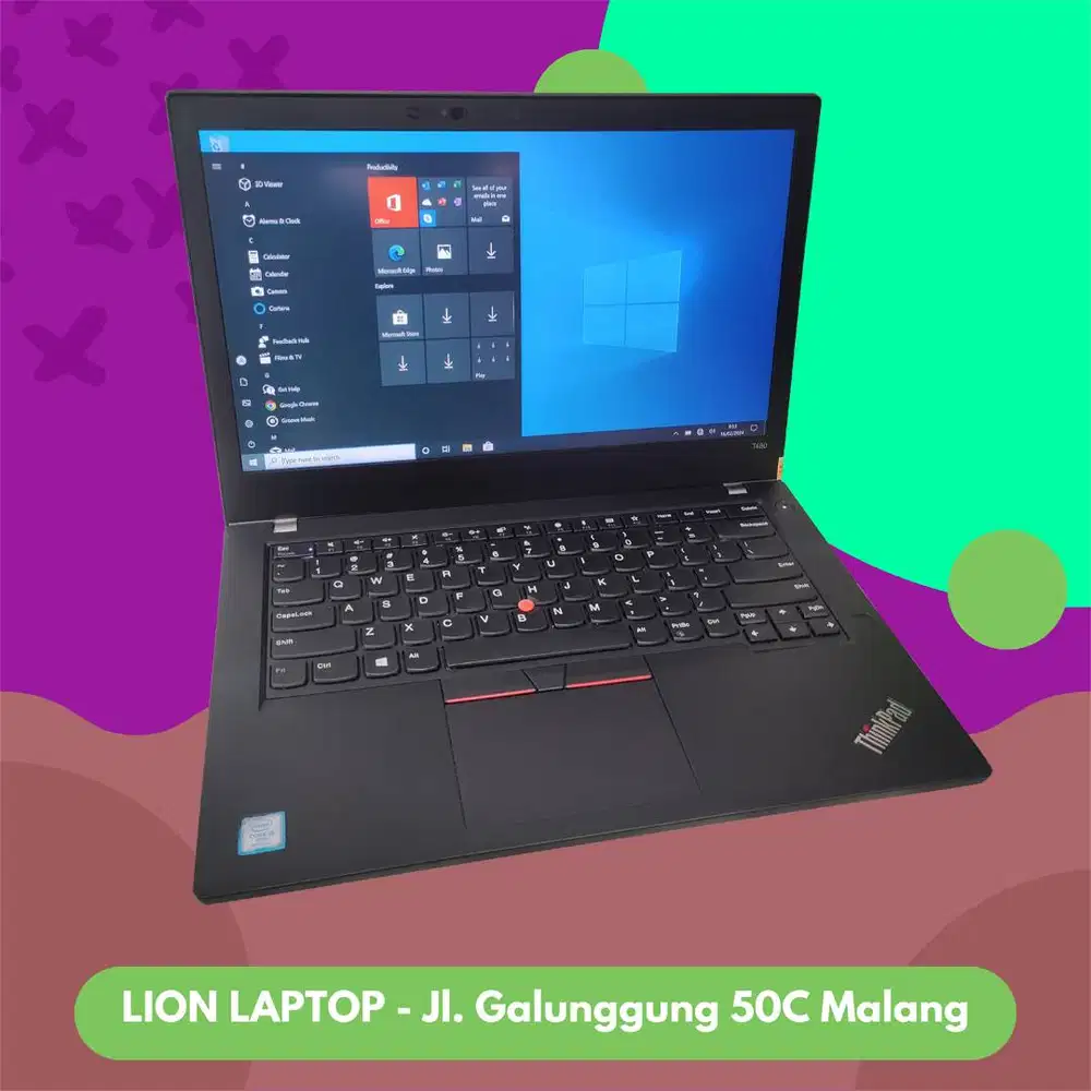 RAM 8GB Core i5 gen 8 Lenovo Thinkpad T480 [15|10]