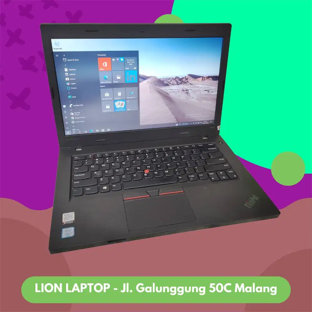 Double VGA Core i5 RAM 8 SSD Lenovo Thinkpad L470 [15|10]