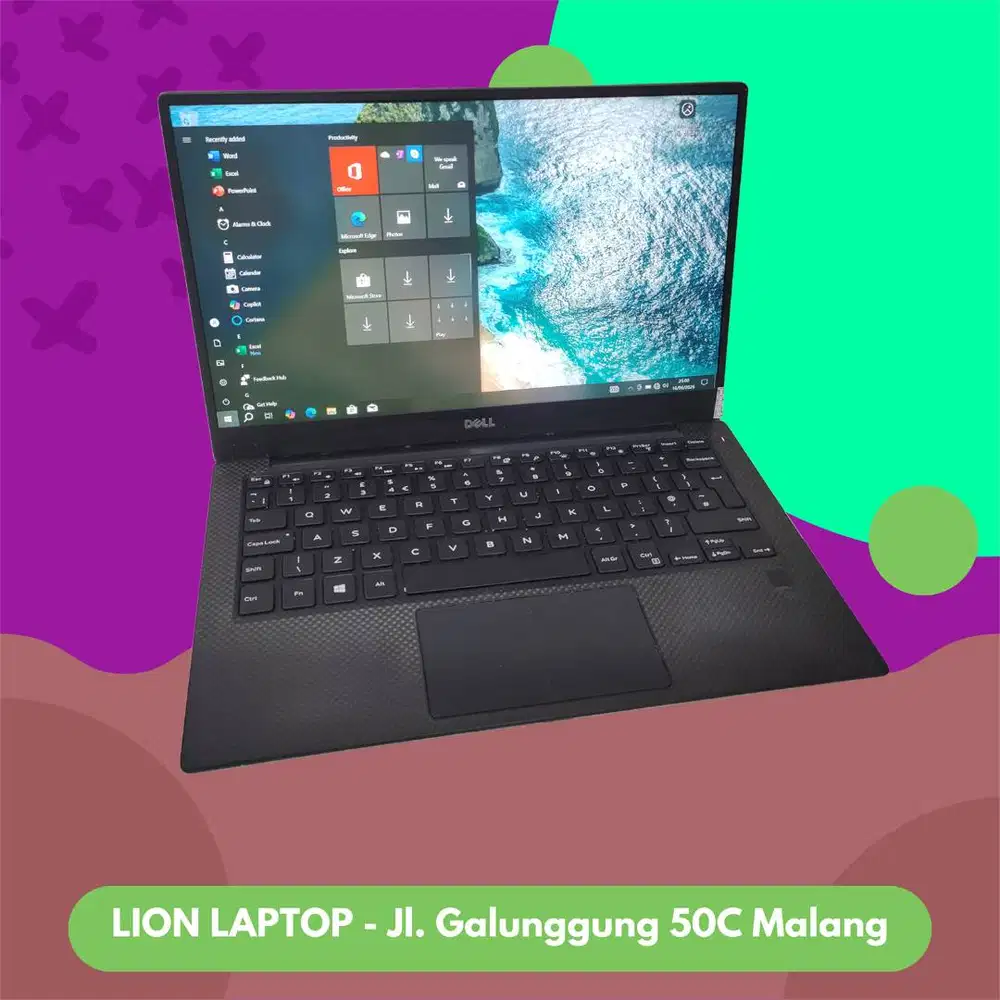 Slim & Ringan Core i7 RAM 8 SSD 256 DELL XPS 13 9360 [15|10]