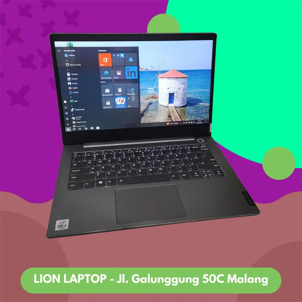 Core i5 Gen 10 SSD 256GB Slim Lenovo Thinkbook 14-IML [15|10]