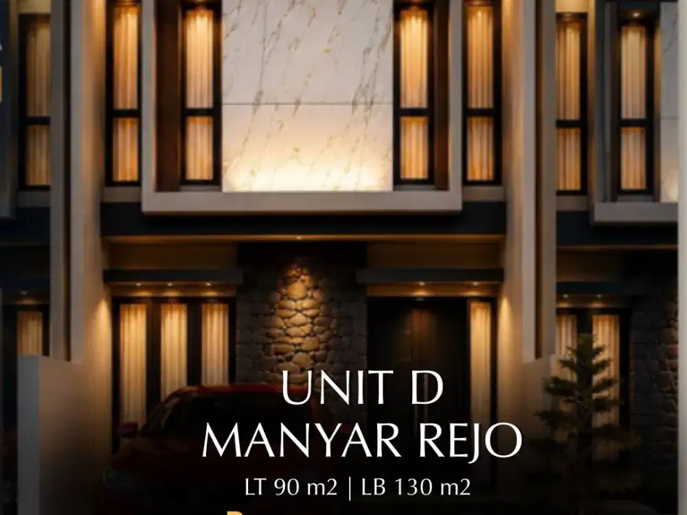 DIJUAL RUMAH UNIT D MANYAR REJO