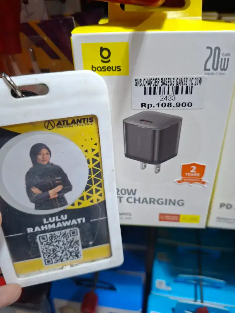 CHARGER BASEUS GAN5S 1C 20W