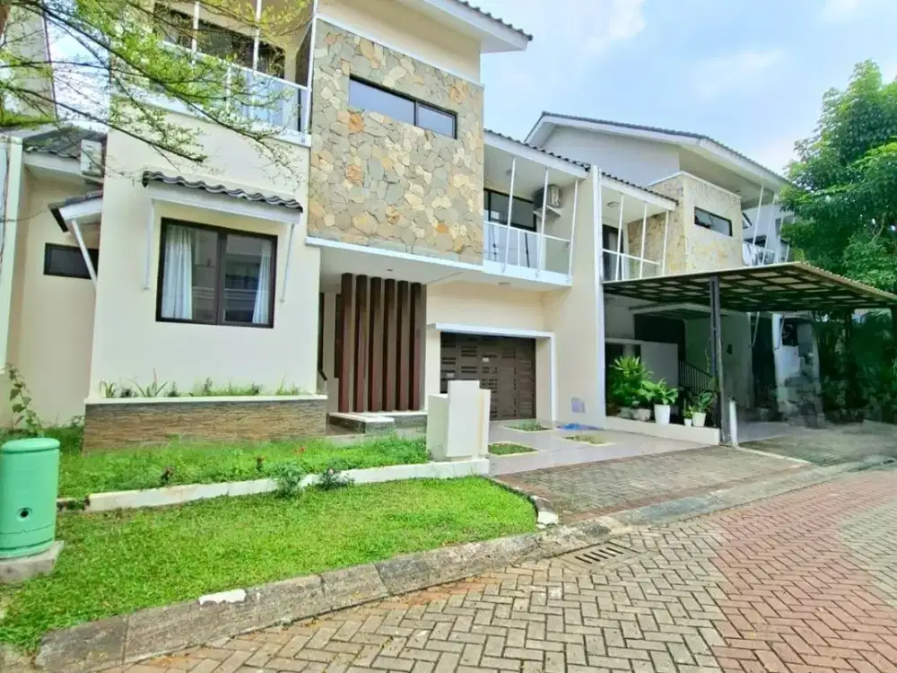 Rumah Minimalis Modern 2 Lantai Kebayoran Residence Bintaro 8427