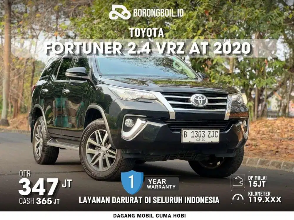 Toyota Fortuner 2.4 VRZ AT 2020 Hitam
