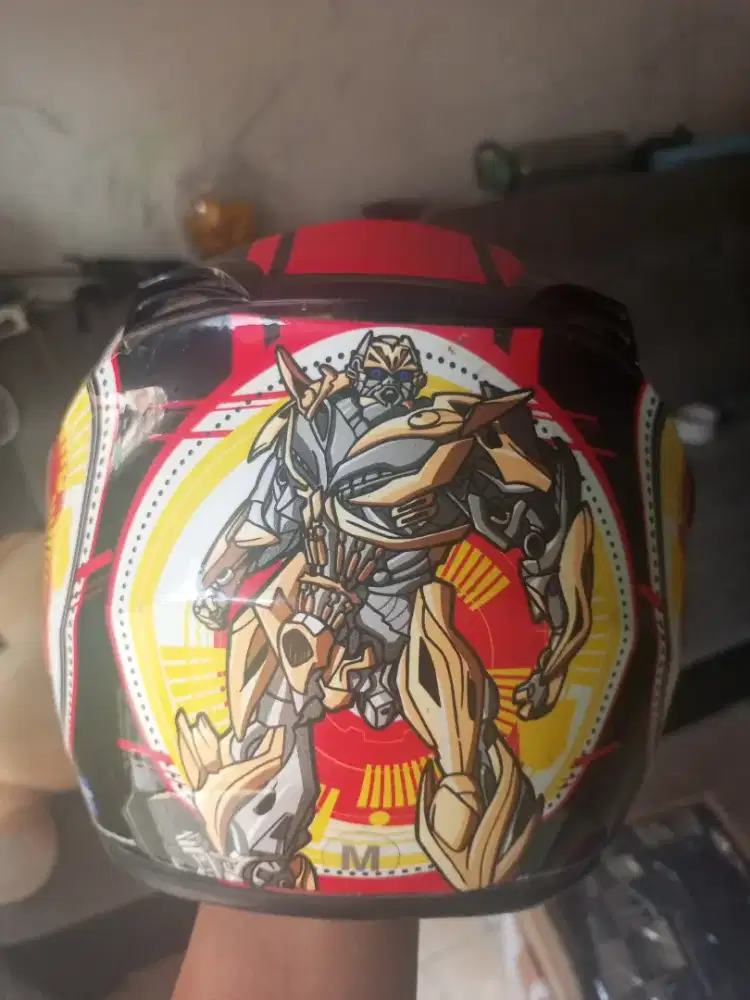 Helm GM ( Transformers ) anak 4 - 5 tahun