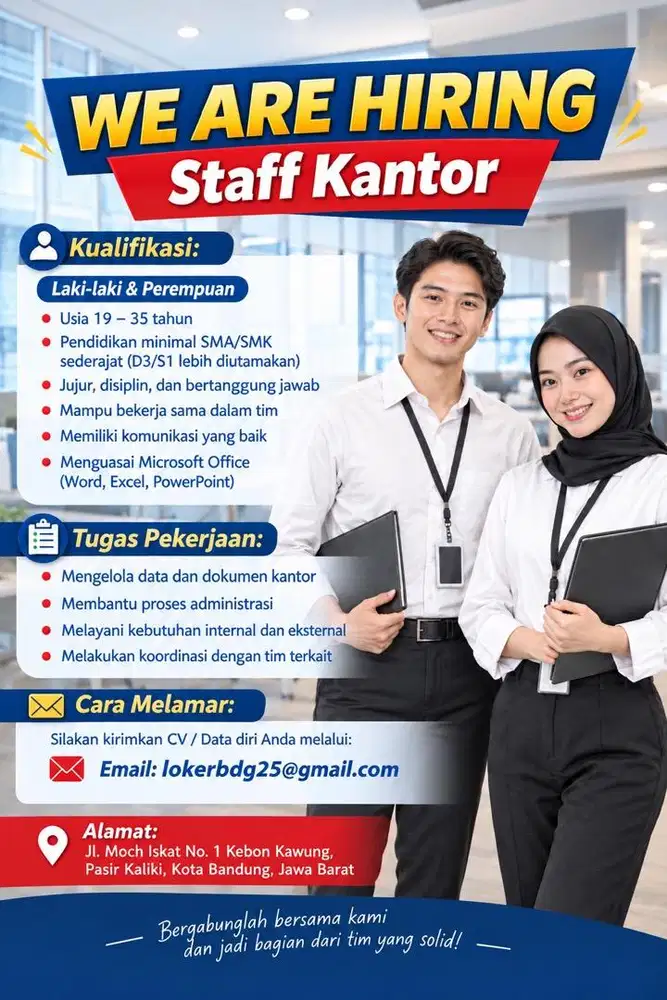 LOWONGAN KERJA BANDUNG