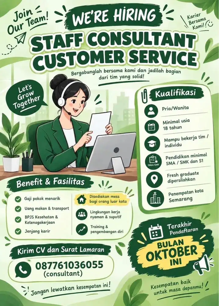 Loker bulan Oktober 2026