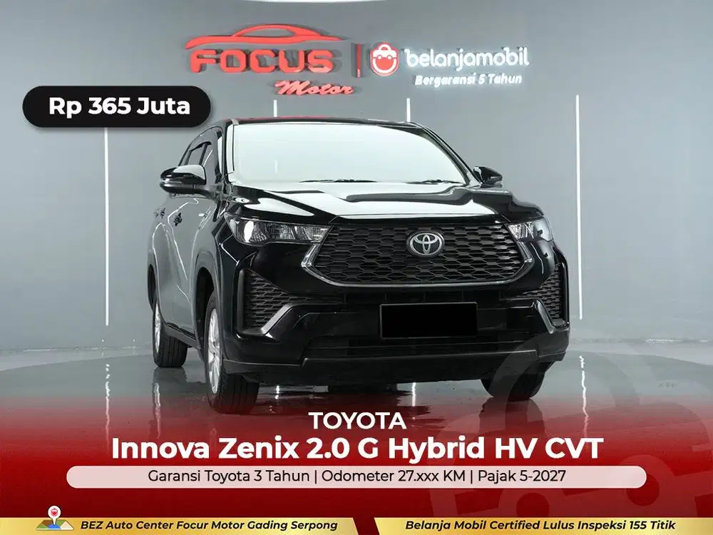 [ GARANSI 5THN ] Toyota Zenix 2.0 G Hybrid CVT AT 2024/2025/2026