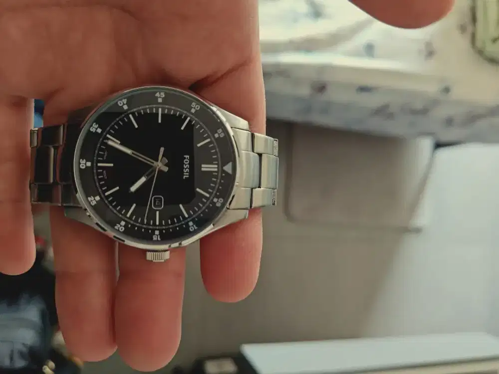 Jam Tangan Fossil Stainless Pria