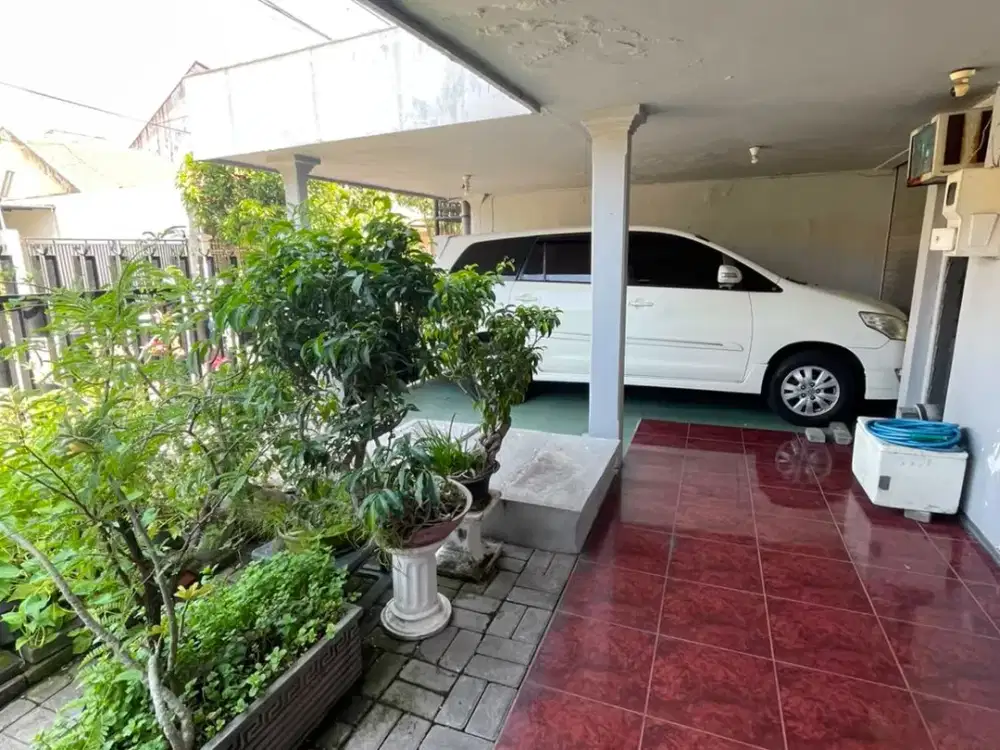 Dijual Rumah 2 Kavling Jadi 1 Barata Jaya Surabaya Timur REV.A1255