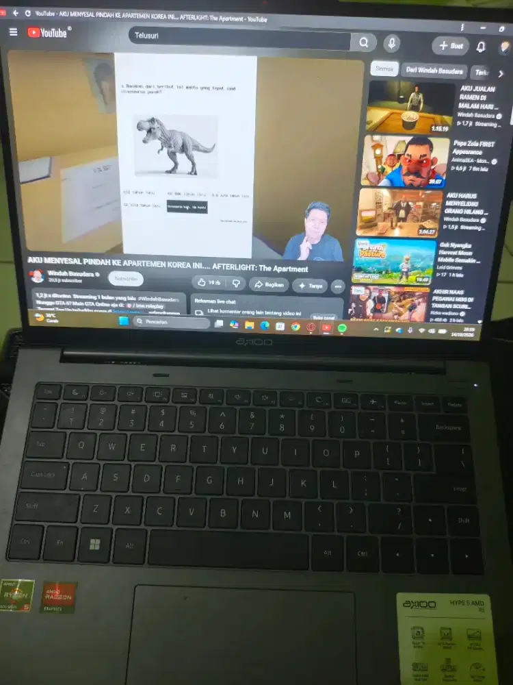 DI JUAL LAPTOP AXIOO HYPE 5 AMD X6-FULLSET!