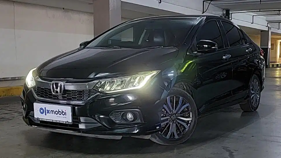 DP 10 JT Honda City 1.5 E Bensin-AT Hitam 2019