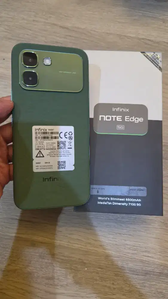 infinix Note egde 5g 8/128 mulus like new Garansi On