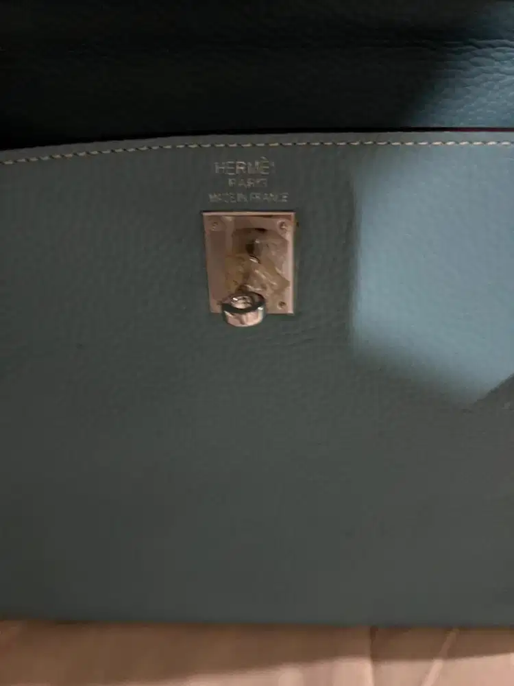 Hermes blue kulit jeruk