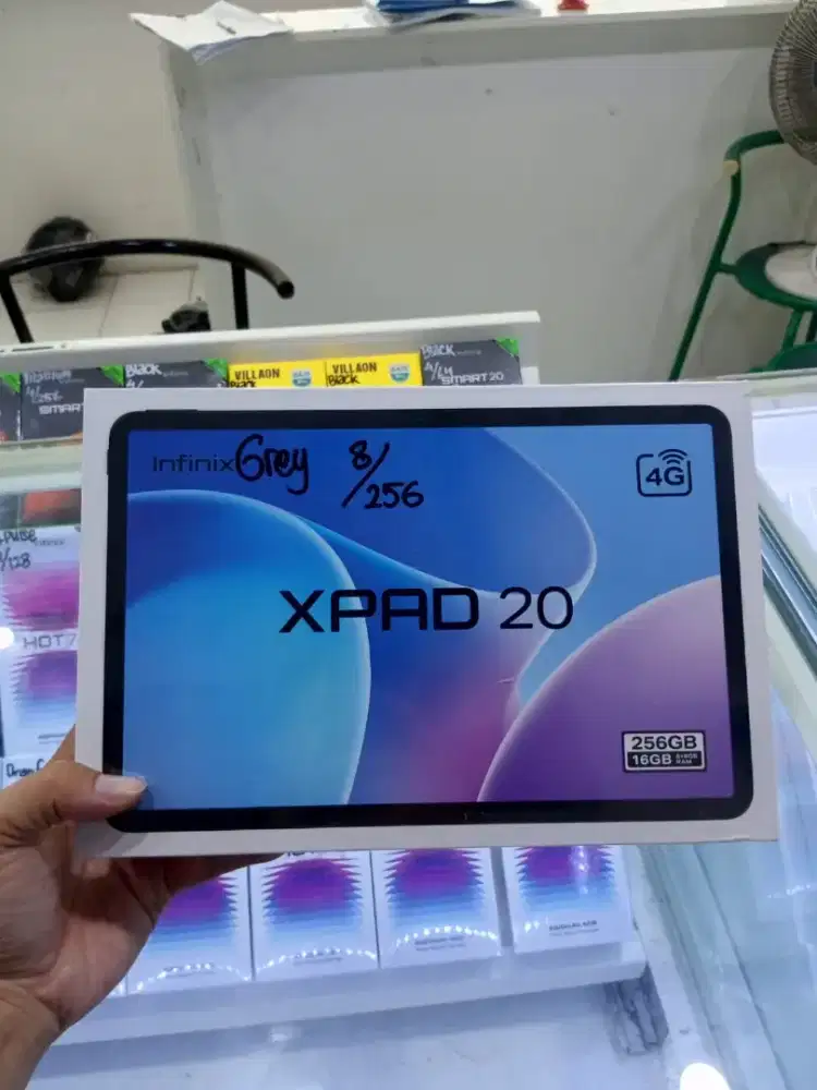 Infinix XPad 20 8/256 Grey. Unit baru, No repack