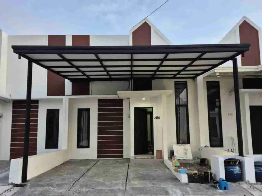 FOR RENT,DISEWAKAN RUMAH MODERN MINIMALIS DIPERUMAHAN THE OSO, ONE GATE SYSTEM SURABAYA