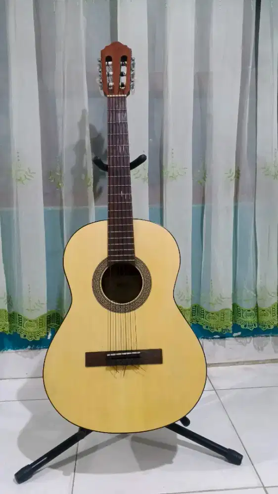 Gitar cort AC 70 lengkap tas nya