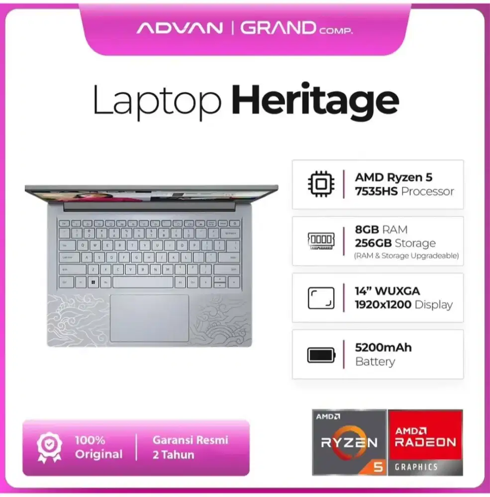 Laptop Advan Heritage