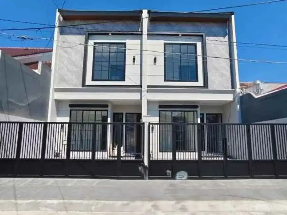 DIJUAL RUMAH BARU 2M AN GRESS 2 UNIT WISMA MUKTI KLAMPIS SEMOLO SURABAYA TIMUR