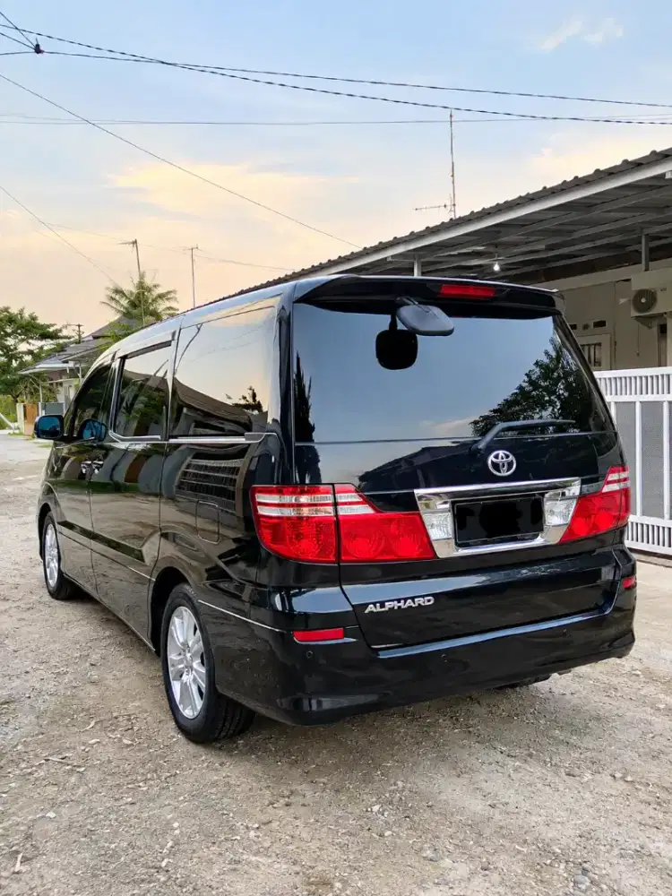 alphard X 2008 pribadi punya sendiri