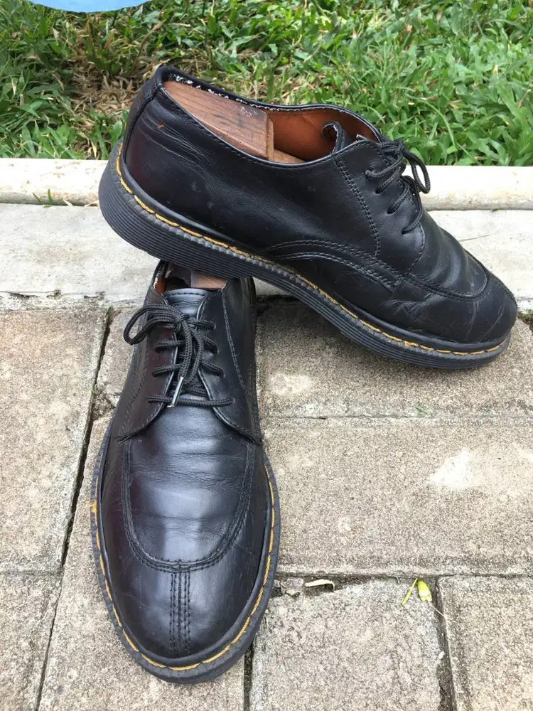 Sepatu Kulit Formal Pria Ukuran 42 Warka Hitam Low Boots
