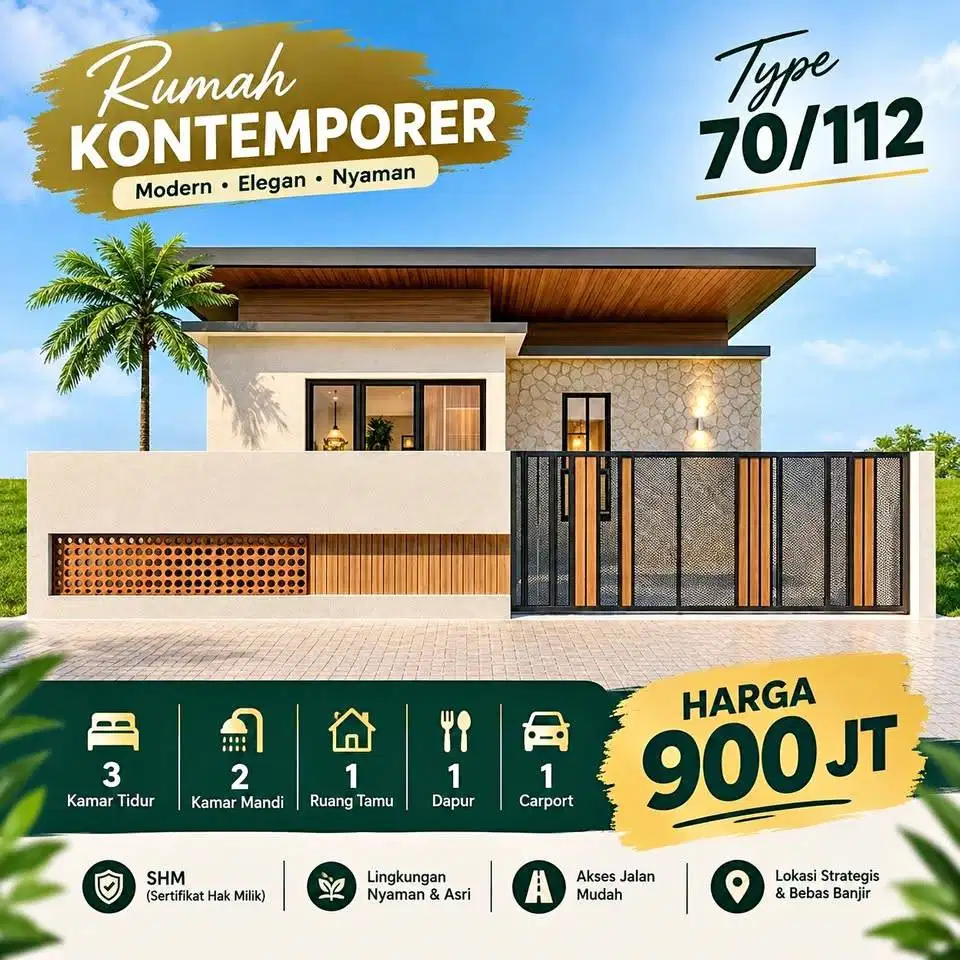 Dijual Rumah 2 lantai area pakjo kota palembang