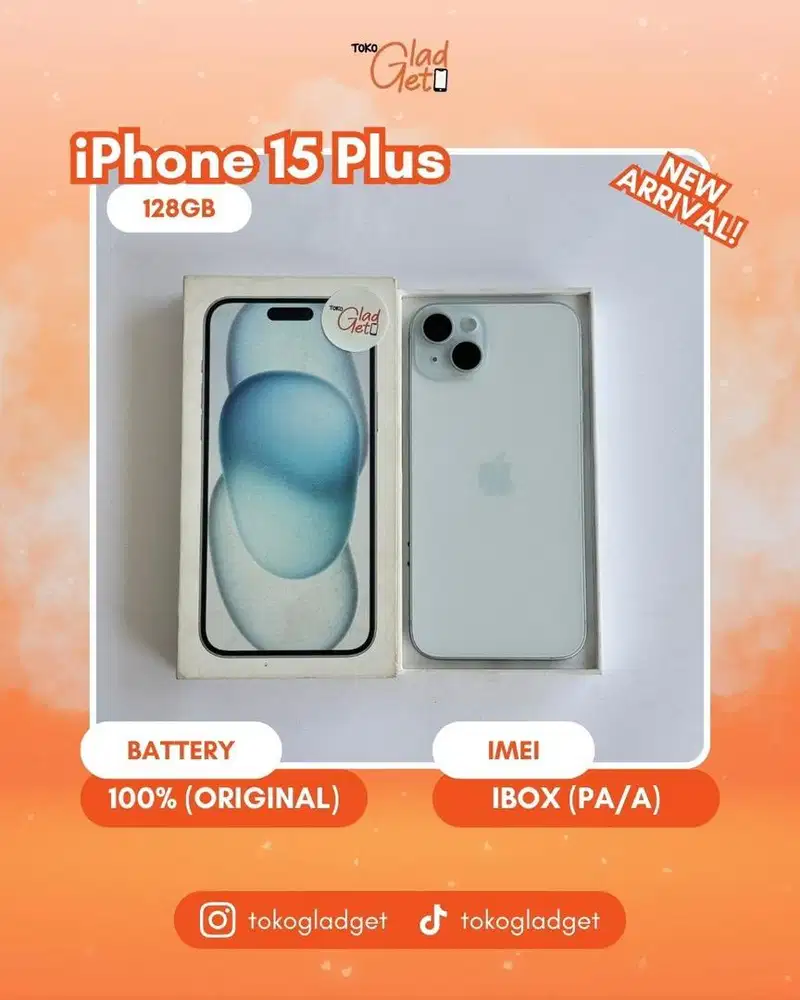 iPhone 15 Plus 128 Gb ex IBOX
