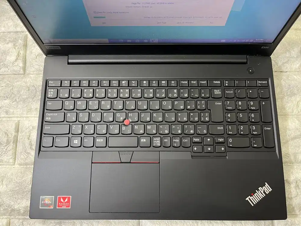 Lenovo E585 Ryzen 5 ram 16gb VGA AMD coding,AI,sekolah kuliah kerja