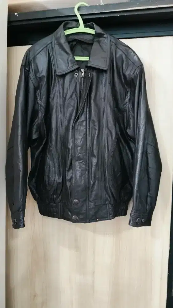 Jaket kulit asli domba