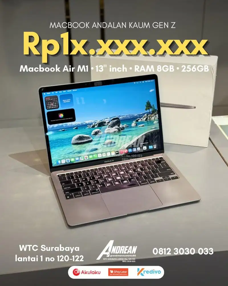 Second Macbook Air M1 8/256gb