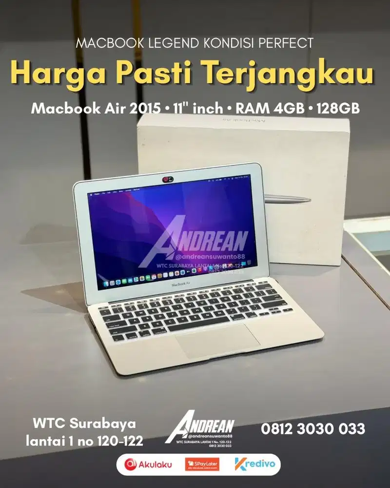 Second Macbook Air 2015 4/128gb