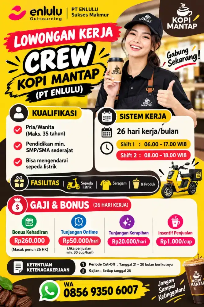 ANEKA SALES gapok , insentif menarik