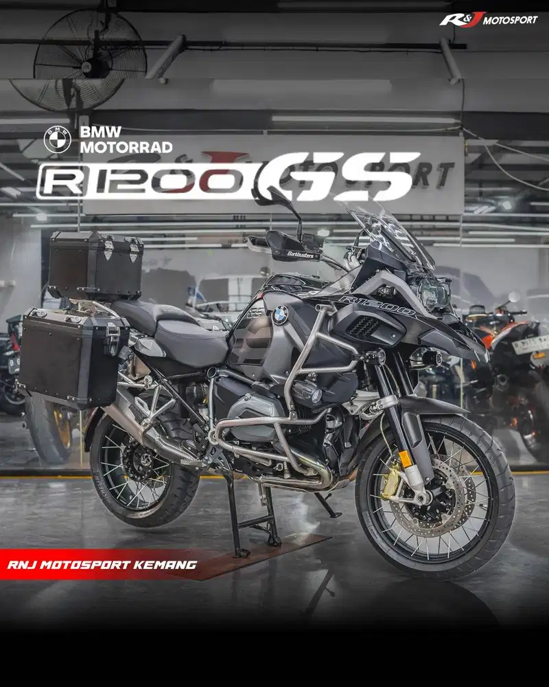 BMW GS K51 K50 R1200 R1250 odo 8000an KM Tahun 2018 Knalpot Termignoni